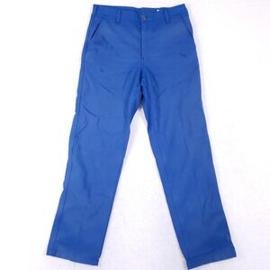 Workrite FR Nomex Pants Mens 33 Royal Blue Flame Resistant Workwear Chinos
